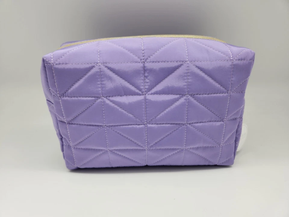 Bolsa de cosméticos de viaje STUDIONYC mediana púrpura estuche de maquillaje bolsa organizador de artículos de tocador Foto 2 de 4