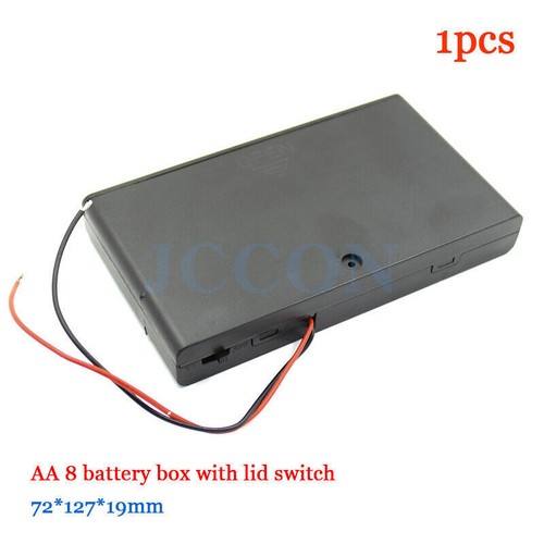 DIY Battery AA AAA 18650 Holder Case Box Base 6/9V Volt with Bare Wires Shell - Picture 18 of 39