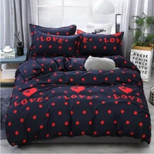 3D Love Arrow ZHUA3708 Bed Pillowcases Quilt Duvet Cover Set Queen King Zoe