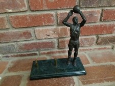 Vintage Basketball Trophy / Business Card Holder