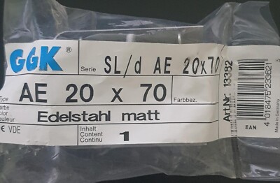 GGK 13382 Außeneck SL 20x70, Kunststoff, edelstahl matt Optik