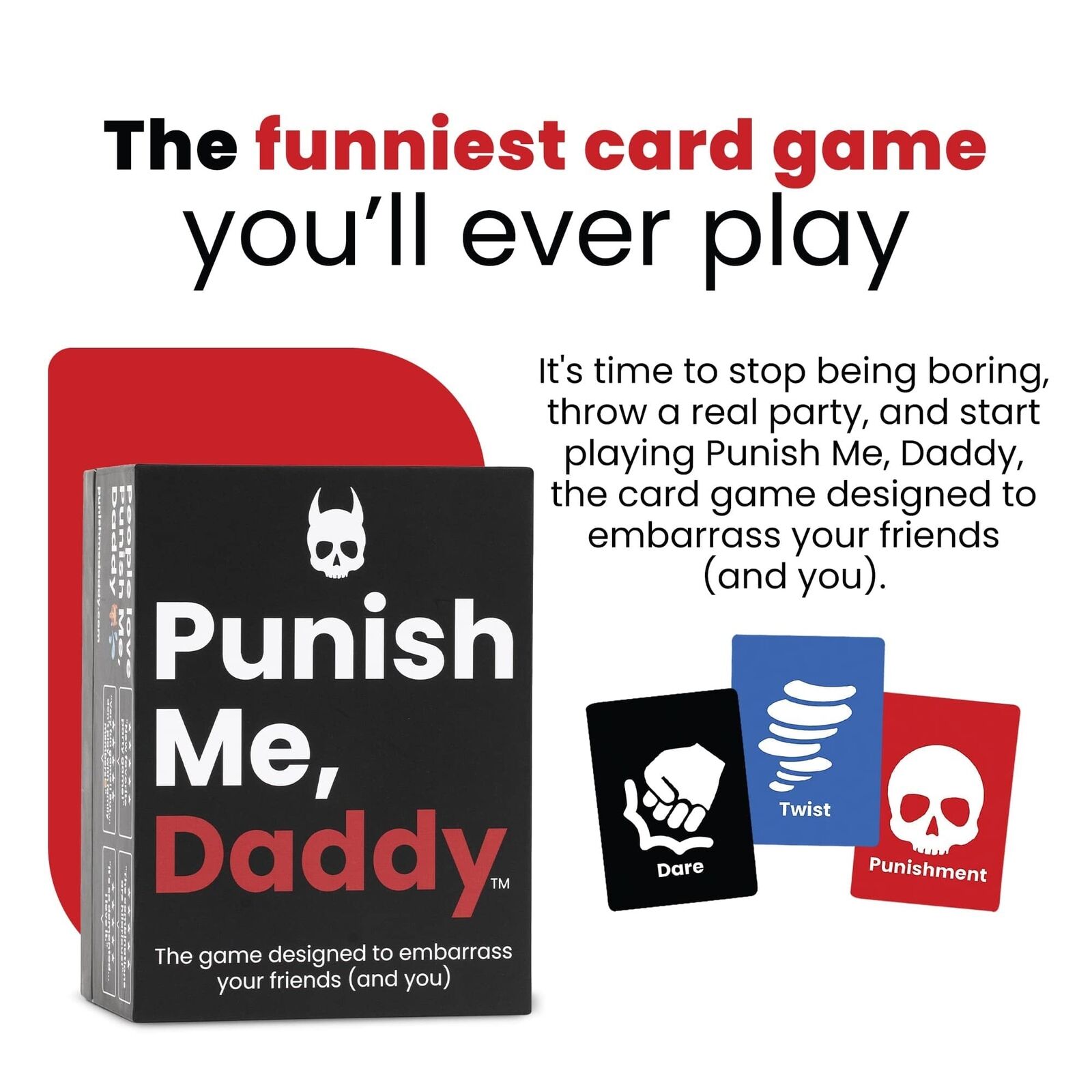  Plot Twist Card Game - Card Games for Adults and Families -  Funny Family Party Game Designed to Embarrass Your Friends (and You) - 14+  Ages : Toys & Games