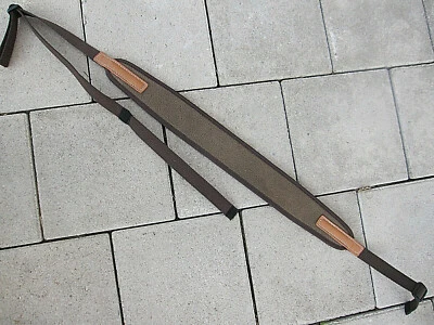 Franzen Gewehrriemen Tragegurt Schultergurt africa braun Büffelleder Look