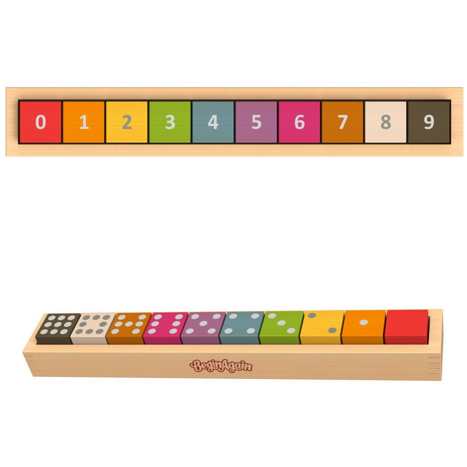 Begin Again Colourful Wooden Penny Blocks (First Blocks) 12+ Months