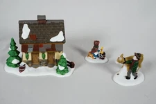 RETIRED Department 56 Heritage Village "Tending the New Calves" #58395 Set of 3