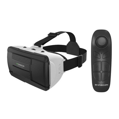VRSHINECON G06B+B03 Griff VR Brille Telefon 3D Virtual Reality Spiel Helm Kopf 