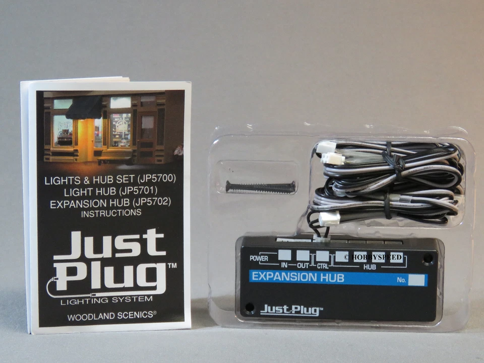 BUJE DE EXPANSIÓN WOODLAND SCENICS PARA SISTEMA DE ILUMINACIÓN JUST PLUG cableado WDS5702 NUEVO Foto 2 de 4