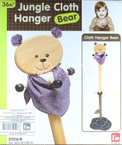 Appendiabiti Bambini Bieco - 32 Pezzi Gialli - Per Armadio E Viaggi - Foto 9