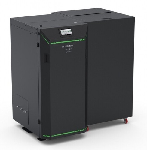 Kostrzewa óxido adicional para combustión de leña Twin Bio, Twin Bio Luxury 32 KW - Imagen 3 de 4