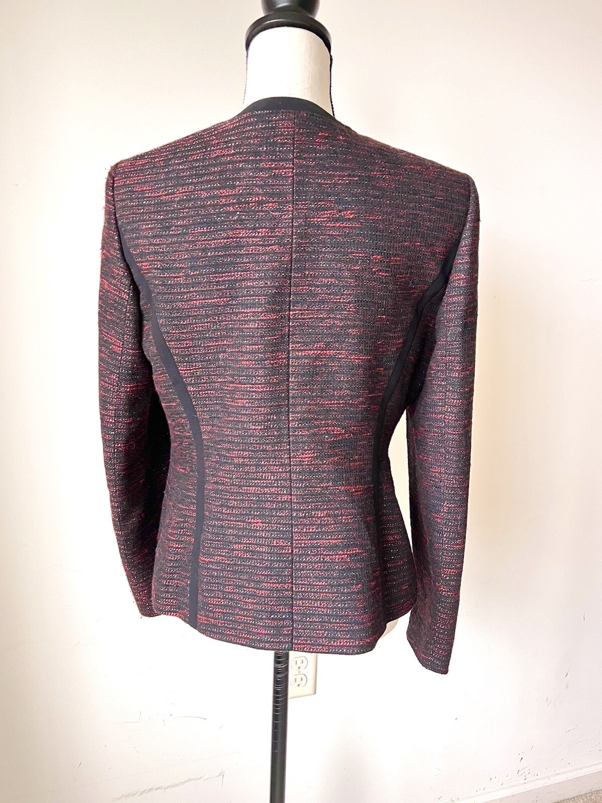 KASPER Single Breasted Metallic Thread Detailing … - image 5