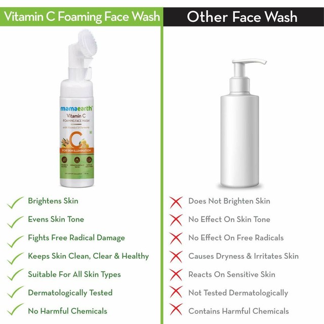 nspa foaming face wash