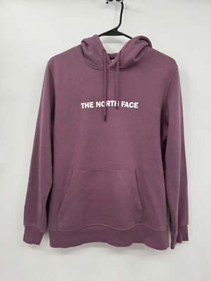 The North Face Medium Hoodie Womens Purple Pullover Logo Sweatshirt NF0A4M4M
