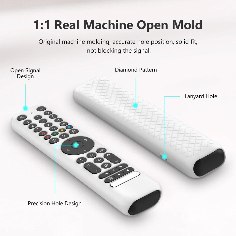 Suitable for TCL RC716/RC833 remote control protective cover silicone cover case - Image 4 of 4