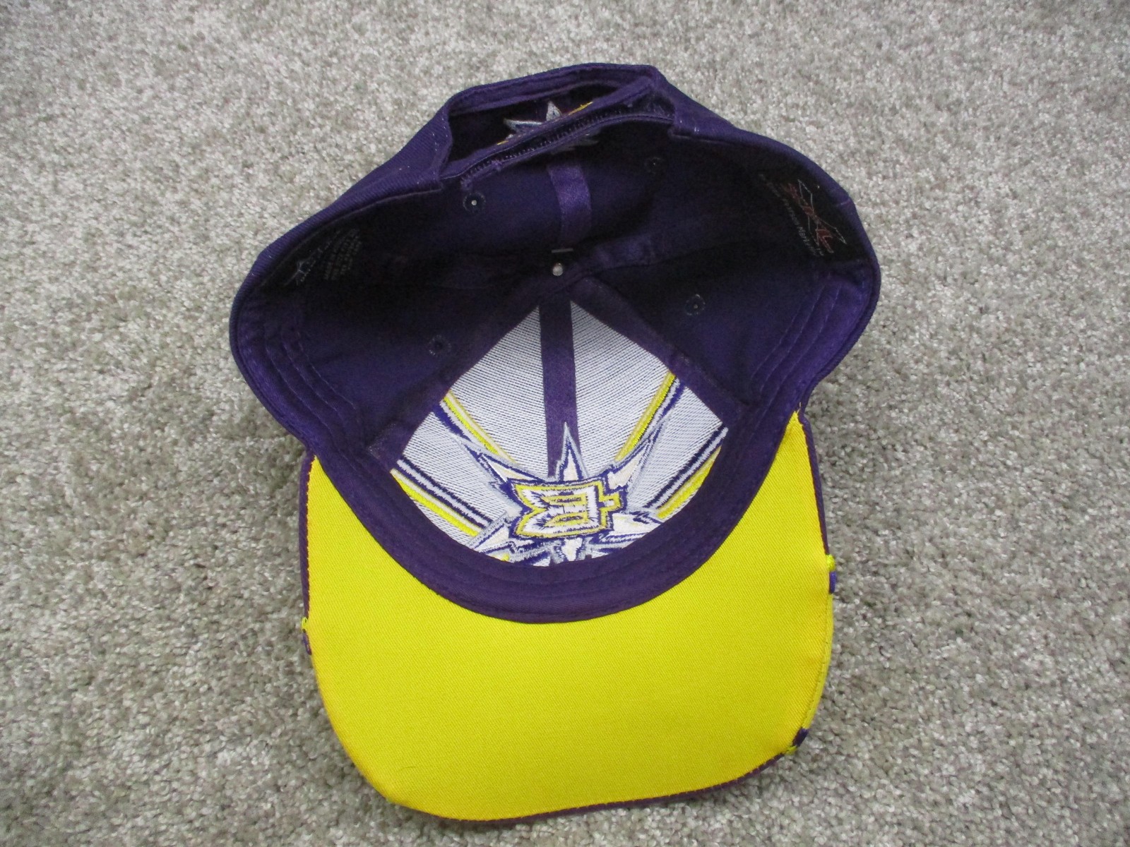 Vintage Birmingham Thunderbolts Hat Cap Strap Back One Size XFL Football Faded