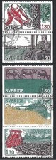 Schweden, 1979, Michel-Nr. 1060-1064, gestempelt