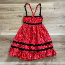 Urban Outfitters Eliana Strappy-Back Floral Babydoll Dress S