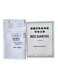Red Barron-Chicago Coin PARTS CATALOG