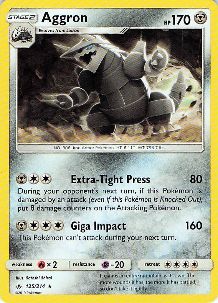 Aggron 125/214 Unbroken Bonds Pokemon NM