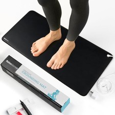 Foldable Earthing Grounding Mat Pad For Feet Sleep With Cord 16x29 In Tester