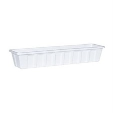 Novelty Poly-Pro Indoor/Outdoor Plastic Planter Box Liner, White, 30in