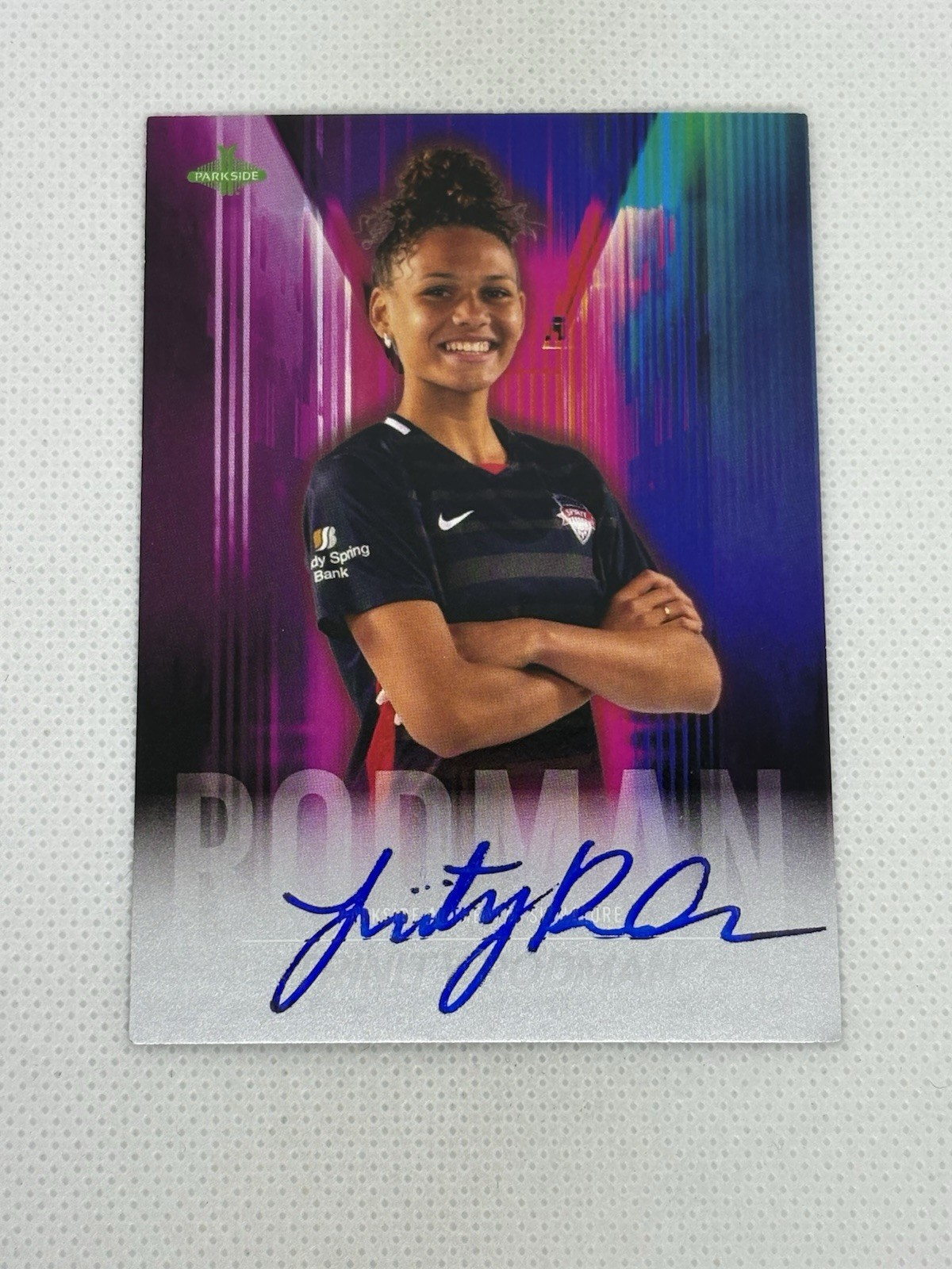 2021 Parkside NWSL | Trinity Rodman Washington Spirit | Rookie On-Card Autograph