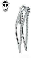 OriginalLowrider 20" Classic 1" Chrome Suspension Fork Triple Square Twisted Bar