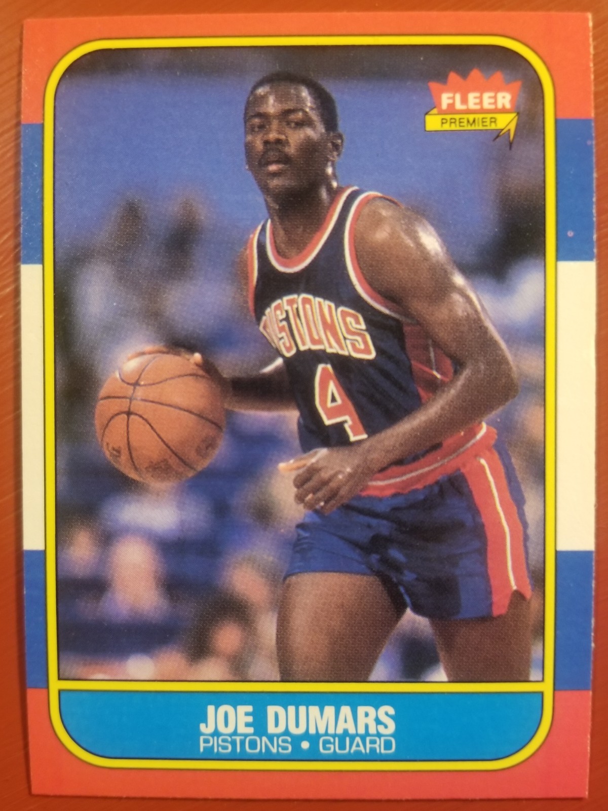 1986-87 Fleer Basketball - Joe Dumars #27 (RC)