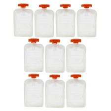 10pcs Baby Kids Food Feeding Bags Reusable Food Juice Squeeze Bag Storage Pouch