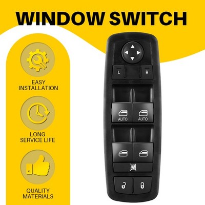 New 3+9 Pins Front Left Power Window Switch 68141894AA for Jeep Cherokee 2014-17