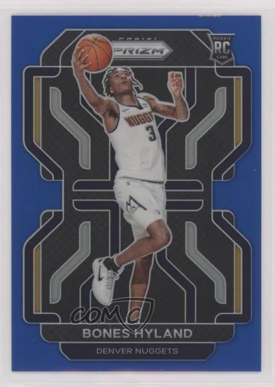 2021-22 Panini Prizm Blue Prizm 11/199 Bones Hyland #302 1yj