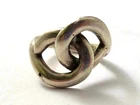 Vintage Modernist Ring in Sterling Silver, Vintage Jewelry