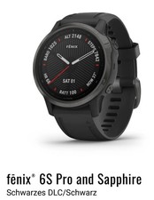 Garmin Fenix 6S PRO SAPPHIRE - gebraucht, gut...