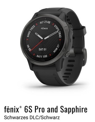 Garmin Fenix 6S PRO SAPPHIRE - gebraucht, guter Zustand