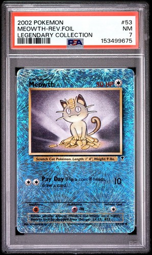 Meowth graded PSA 7 for sale on eBay
