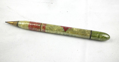 Vintage Conoco Gasoline Perpetual Calendar Marbleized Mechanical Pencil