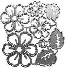 Flower Petal Metal Cutting Dies Stencil Scrapbooking Album Stamp Paper Card Die