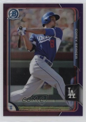 2015 Bowman Chrome Prospects Purple Refractor 78/250 Corey Seager #BCP250 4f5