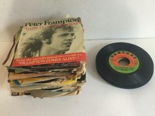 Lot of 72 1960's-70's 45 Records Sleeves Rock/Soul Other Estate