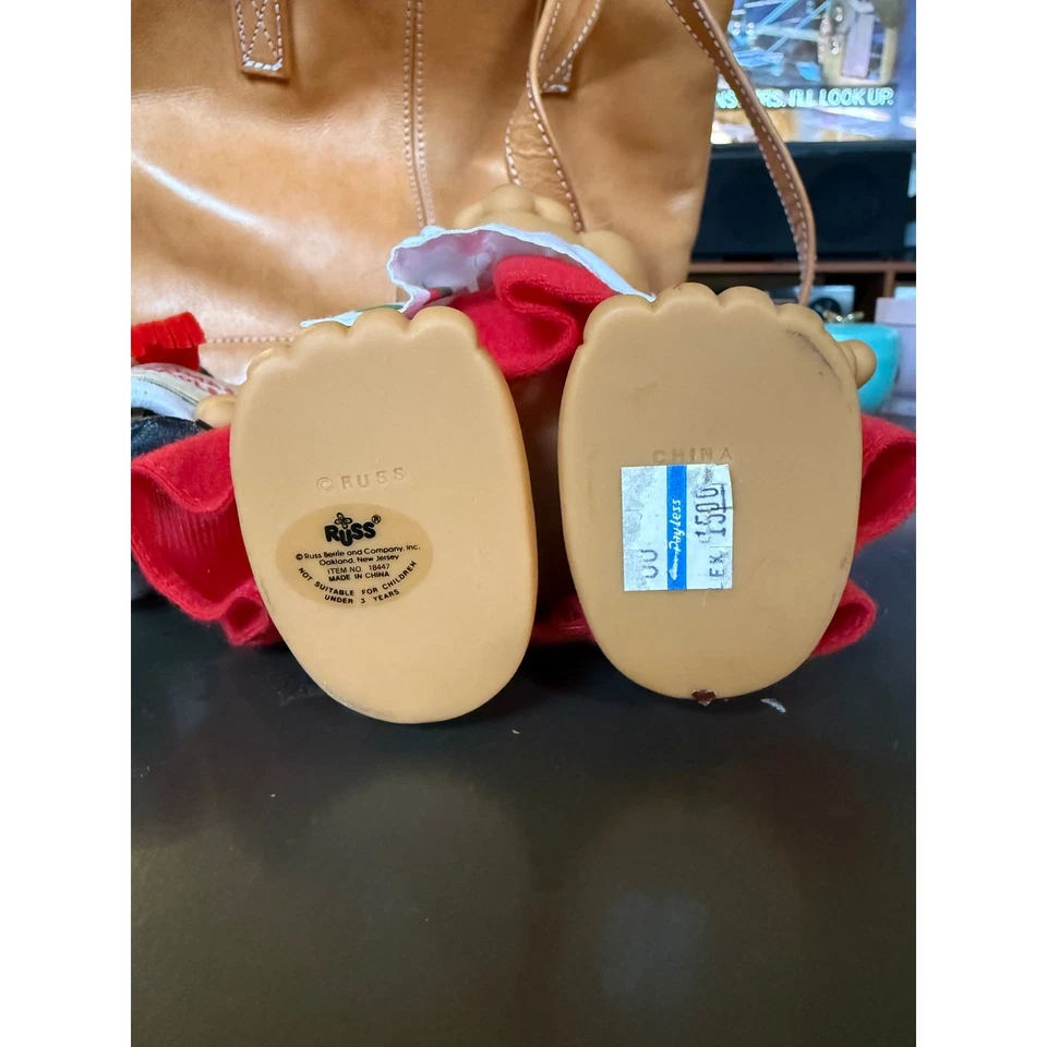 4 Muñecas de Navidad Russ Troll de Colección Papá Noel Mrs Clause Villancicos Grandes 8" 5" Navidad Foto 3 de 4