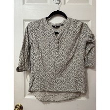 Fig Floral Top 3/4 Sleeve Medium