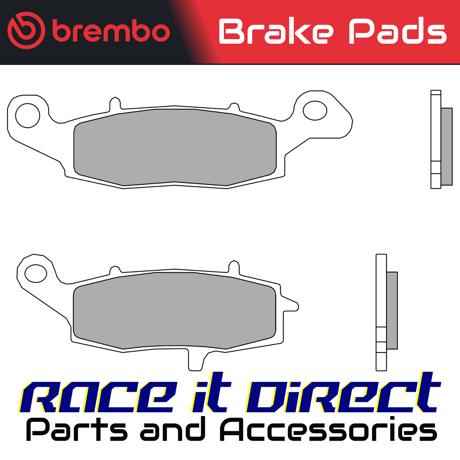 Brake Pads for SUZUKI SV 650 S 1999-2006 Left/Front OG Street Brembo
