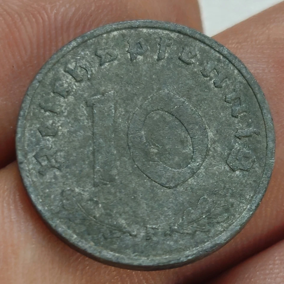 10 PFENNIG 1946 F ALLEMAGNE Zinc REICHSPFENNIG GERMANY - Photo 2/2