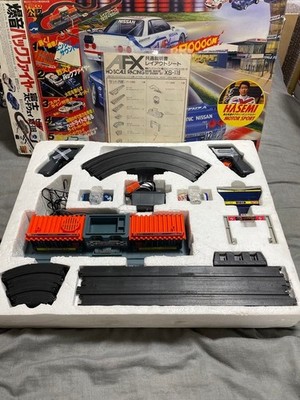 Slot Car HO AFX XS-118 Backfire Fuji Speedway Set TOMY Near Unused