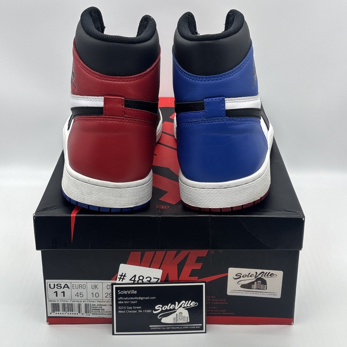 Nike Air Jordan 1 High （2016）11 29㎝ Size 11 - Jordan 1 Retro High OG Top 3 2016 888507429834| eBay