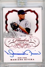 Mariano Rivera 2020 Panini Flawless Premium Ink Autograph Card #PI-MR 10/10