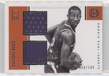 2017-18 Panini Encased Dual Rookie Jerseys 60/149 Davon Reed #DR-DR 7zf