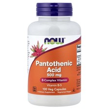 Pantothenic Acid, 500 mg, 100 Veg Capsules