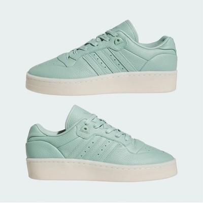 adidas Originals Rivalry Lux Low IF7185 Hazy Green White Men s Size 10 New