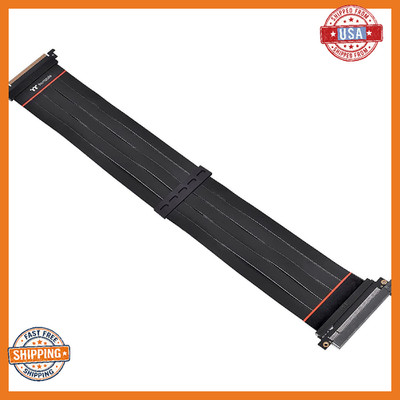 Thermaltake TT Premium PCI-E 4.0 High Speed Flexible Extender Riser Cable 600mm