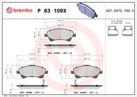 Bremsbelagsatz BremsklöTze Vorne FüR Toyota Verso _R2_ Avensis Kombi _T27_